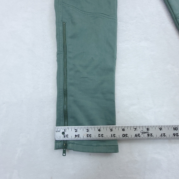 5.11 Tactical Pants Women 8 Long Green Ankle Zip Outdoor Uniform Military - Picture 7 of 10